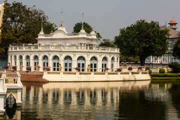Obraz premium Within Bang Pa-In Royal Palace or the Summer Palace in Ayutthaya Province Thailand