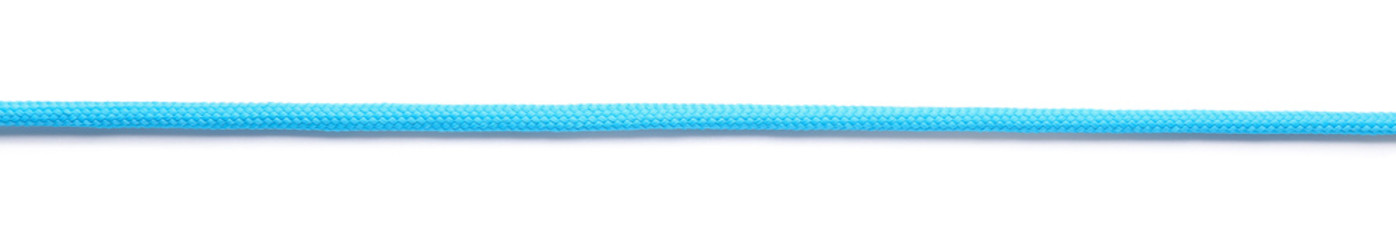 Long rope on white background