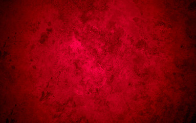 Fototapeta premium Old wall texture cement black red background abstract dark color design are light with white gradient background.