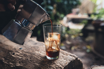 Coffee-Make,coffee at home Coffee in a cup