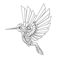 Contour mechanical hummingbird © Nelli Valova