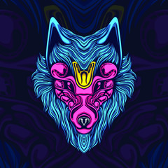 wolf face