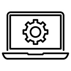 Computer technic icon