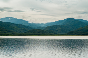 Obraz premium The atmosphere of the mountain is soft, beautiful, peaceful, relaxing.