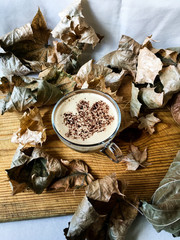 autumn coffee cup