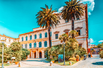 Barberini Palace (Palazzo Barberini ) .Palazzo Barberini  is a 17th-century palace in Rome, facing...