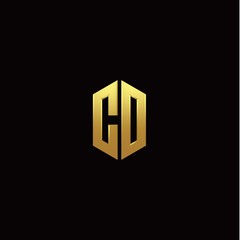 C O modern monogram style initial logo template