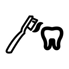 Tooth brush icon
