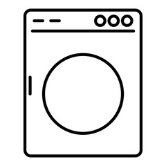 Washing machine icon