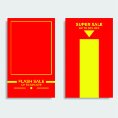 Sales promotion template design. Great vectors for web, apps, social media, online shops etc.