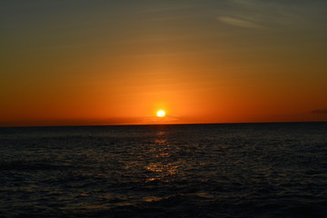 Fototapeta premium Sunset at The Tip of Borneo