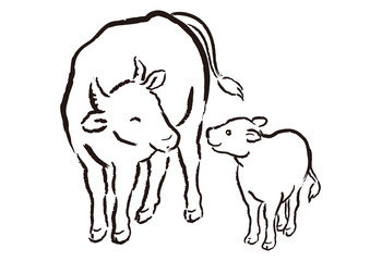 牛のイラスト03