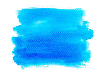 blue watercolor ink.