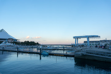 八景島シーパラダイスの桟橋

