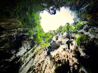 Cave in the mountains