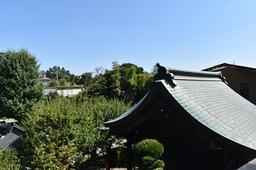 日本家屋の屋根
