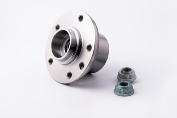 Wheel hub and bearing.