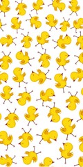 yellow bird pattern