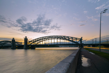 Obraz premium Sunset Bridge