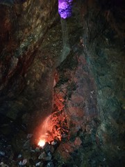 fire in the cave