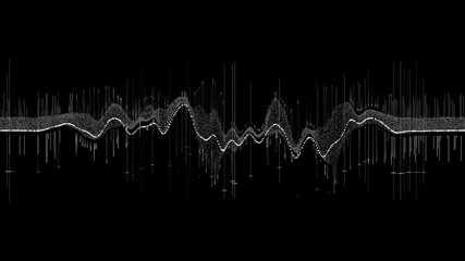 PNG Alpha.HUD Equalizer diagram.Abstract Technological template.Sci Fi tech background.Futuristic digital audio wave.2D graphic.Type 2 - Powered by Adobe