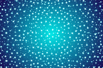 abstract 3d digital cyber neuro polygonal lines and dots plexus pattern background, stock vector illustration backdrop