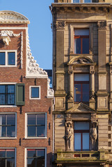 Fototapeta premium Typical Dutch Houses in Amsterdam
