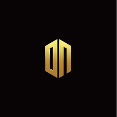 O N modern monogram style initial logo template