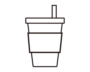 ドリンクカップのベクターイラスト