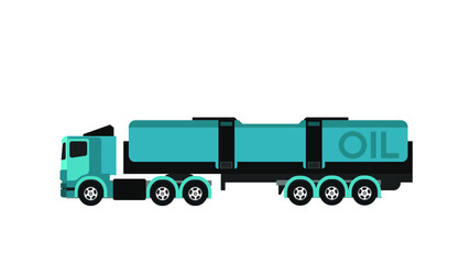 Transport truck,  Detailed Vector Truck