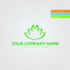 Wellness, Yoga & fitness logo