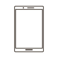 smartphone device electronic style line icon