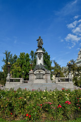 Fototapeta premium Monument in memory of Adam Mickiewicz in Warsaw