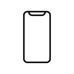 iphone icon.phone Icon in trendy flat style vector illustration, smartphone symbol / icon for your web site design, logo, app, UI.