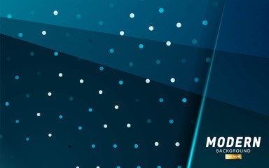 Obraz premium modern abstract premium blue vector background banner design with blue rays and line in dots texture.