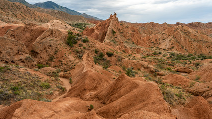 Fairytale Canyon Landscape Kyrgyzstan
