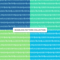 Seamless pattern with arrow shapes, vector illustration