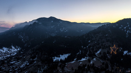 Sunset in Boulder, Colorado