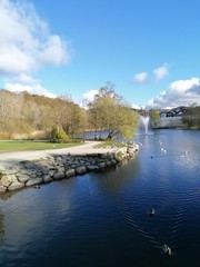 Obraz premium Norwegian lake 