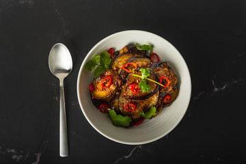 Chinese Eggplant with Garlic Sauce
