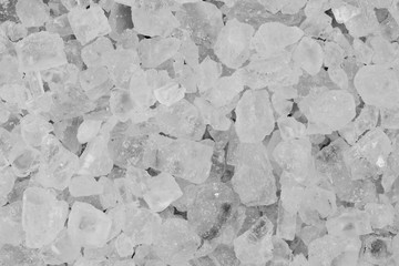 Obraz premium Himalaya Salt Flakes in Different Monochrome High Resolution Photo in Background Wallpaper Macro Black and White