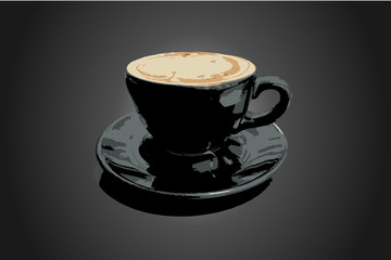 cup of cappuccino