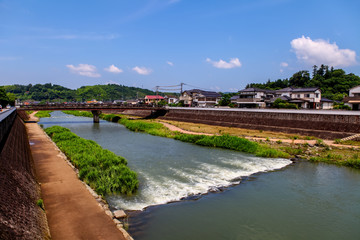 Fototapeta na wymiar Japan : Rivers View Of Oita Prefecture, Kyushu