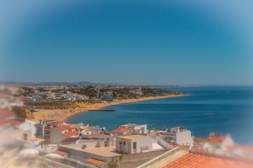 view of the city of albufeira, algarve, Portugal