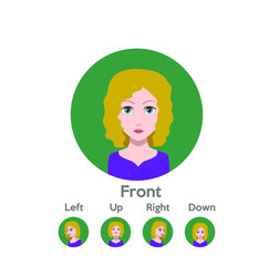 Flat avatar icon vector (community sites , phone avatar, console avatar)