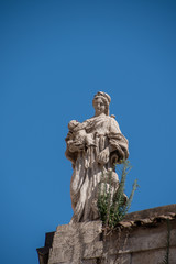 Fototapeta na wymiar Angel Statue, Ponte Sant'Angelo, Rome, Italy