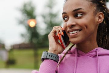 Close-up portrait of young beautiful sport woman