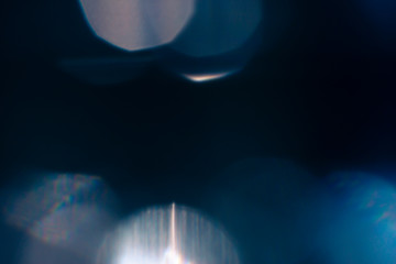 Bokeh bleuté d'arrière plan