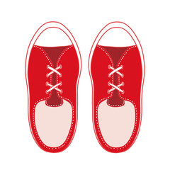 スニーカー　カジュアル　赤