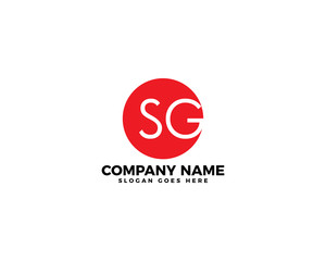 Initial Letter SG Logo Template Design